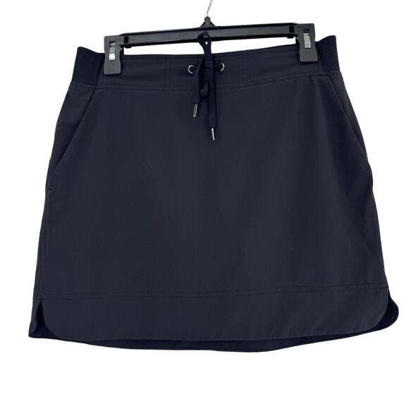 Athleta Black Athletic Skort sz 6 Workout Tennis Golf Skirt w/ Shorts Pockets - Picture 2 of 5